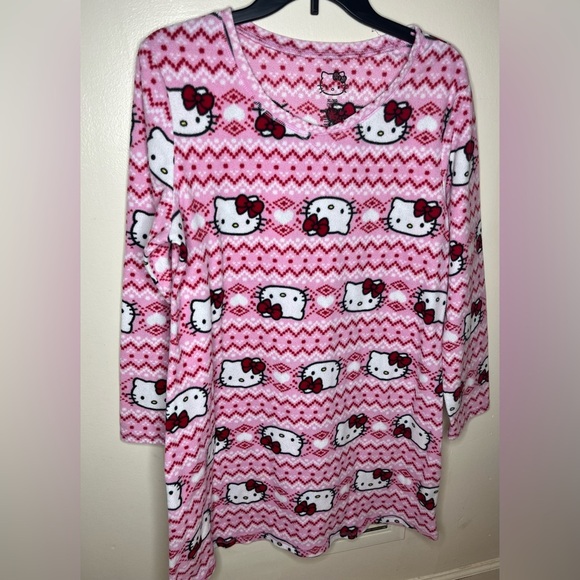 VINTAGE 2004 Hello Kitty XL fleece nightgown - Picture 1 of 5